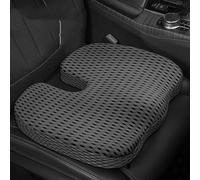 SRTMIRJJ Cuscino Sedile Auto Guidatore per Opel Mokka/Mokka X 2012-2023 2024, Adulti Rialzo Cuscini Ergonomico in Memory Foam, Cuscino Ortopedico Seduta Coccige,Dark Gray
