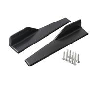 SRTMIRJJ Minigonne Laterali Veicoli Universali per Hyundai i20 i-20 I20 N, 450 mm Esterno Lato Inferiore Estensioni, Rear Bumper Diffuser Lip Side Skirts,Black