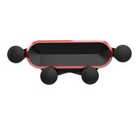 SRTMIRJJ Supporto Telefono Auto per Citroen C2 C3 C4 C5 C1, Universale Bocchette Aria Supporto Telefono, Rotazione a 360°, Regolabile, Stabile Indisturbato,Red