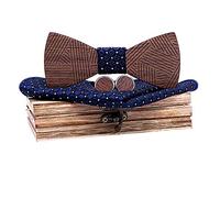 SRTUMEY Calcolatrice Vendita Liquidazione Grafici Papillon da uomo in legno Hollow Intagliato Manuale Set E Scatola Bow Legno Fazzoletto Cravatta Vendita Liquidazione Grafica Calcolatrice Caricatore