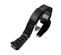 SRTYDCUR Accessori for orologi compatibili con Casio G-Shock Cinturino in acciaio puro GW-5000 5035 DW5600 GWM5610 a catena for orologio da uomo 16 mm(Black)