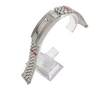 SRTYDCUR Bracciale Jubilee 904L compatibile con Rolex Sub GMT Yacht Daytona da 20 mm, cinturino di lusso, parti di ricambio, accessori