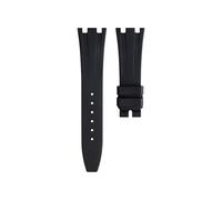 SRTYDCUR Cinturino for orologio da donna in gomma fluorurata FKM 21 mm e 23, compatibile con Audemars Piguet AP Royal Oak, 33/3(Black,23mm)