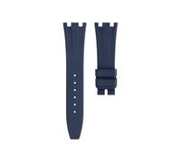 SRTYDCUR Cinturino for orologio da donna in gomma fluorurata FKM 21 mm e 23, compatibile con Audemars Piguet AP Royal Oak, 33/3(Dark blue,23mm)