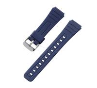 SRTYDCUR Cinturino for orologio in silicone morbido da 18 mm compatibile con CASIO F91W W-800H for W800H SGW400 F91W F84 F105/108 A158/168 AE1200/1300 Bracciale da polso da uomo(Blue)