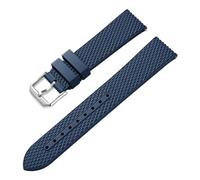 SRTYDCUR Cinturino in gomma Fluoro compatibile con Rolex Water Ghost da 20 mm e 22, cinturino a sgancio rapido in FKM bracciale Omega Seiko, accessori(Royal blue,20mm)