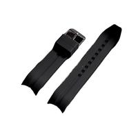 SRTYDCUR Cinturino in gomma morbido in silicone con arco a gomito universale da 22 mm, 24, 26, sportivo, impermeabile, di ricambio, for orologi(24mm)