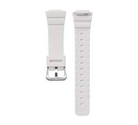 SRTYDCUR Cinturino in resina compatibile con Casio Gshock GMA-S2100 BA-3A/2A2/4A/7A/1A/SK-1 GA-2100/2110A sportivo in TPU a sgancio rapido(White-silver clasp)