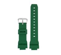 SRTYDCUR Compatibile con Casio G-Shock GM-2100 GM-S2100 GA-2100 GM-5600/GA5600 Cinturino in silicone for orologio sportivo da uomo Accessori Cinturini for orologi(Green silver)