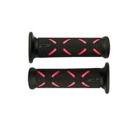 SRTYDCUR Manopole universali for Manubrio da 22 mm for Moto, compatibili con RE Himalayan 450 Guerrilla 450 Himalayan450 Guerrilla450 Himalayan Scram 411(Red)