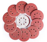 Sruhrak 70 Pezzi Rotonda Dischi Abrasivi 40 Grana, 125mm Tamponi di Levigatura a 8 Fori da Carta Vetrata per Levigatrice Orbitale