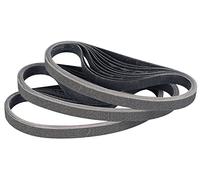 Sruhrak Nastri Abrasivi 10 x 330 mm -30 Pezzi 60 Grana Carburo di Silicio Nastro Abrasivo, Abrasivi al Carburo di Silicio ad Alte Prestazioni per L'affilatura di Coltelli e la Lavorazione dei Metalli