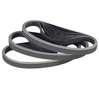 Sruhrak Nastri Abrasivi 10 x 330 mm -30 Pezzi 800 Grana Carburo di Silicio Nastro Abrasivo, Abrasivi al Carburo di Silicio ad Alte Prestazioni per L'affilatura di Coltelli e la Lavorazione dei Metalli