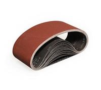 Sruhrak Nastri Abrasivi 100 x 610 mm - Grane 240 Carta Abrasiva per Levigatrice a Nastro, per Levigare,Limare,Affilare e Rimuovere Metallo/Legno (12 Pezzi)
