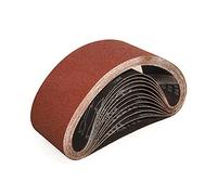Sruhrak Nastri Abrasivi 100 x 610 mm - Grane 60 Carta Abrasiva per Levigatrice a Nastro, per Levigare,Limare,Affilare e Rimuovere Metallo/Legno (10 Pezzi)