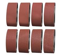 Sruhrak Nastri Abrasivi 100x610mm -1 Ciascuno di Grane 40/60 & 2 Ciascuno di Grane 80/120/180/240/320/400 Carta Abrasiva per Levigatrice a Nastro, per Levigare e Rimuovere Metallo/Legno (14 Pezzi)