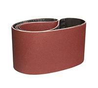 Sruhrak Nastri Abrasivi 150x1220mm - 1 Ciascuno di Grane 60/80/120/180/240/400 Carta Abrasiva per Levigatrice a Nastro, per Levigare,Limare,Affilare e Rimuovere Metallo/Legno (6 Pezzi)