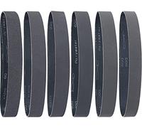 Sruhrak Nastri Abrasivi 25 X 762mm -12 Pezzi Carburo di Silicio Nastro Abrasivo 2 X 60/120/240/400/600/800 Grane Abrasivi al Carburo di Silicio ad Alte Prestazioni per la Lavorazione dei Metalli
