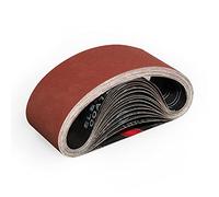 Sruhrak Nastri Abrasivi 75 x 457 mm - Grane 320 Carta Abrasiva per Levigatrice a Nastro, per Levigare,Limare,Affilare e Rimuovere Metallo/Legno (15 Pezzi)