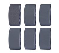 Sruhrak Nastri Abrasivi 75 X 457mm -12 Pezzi Carburo di Silicio Nastro Abrasivo 2 X 60/120/240/400/600/800 Grane Abrasivi al Carburo di Silicio ad Alte Prestazioni per la Lavorazione dei Metalli