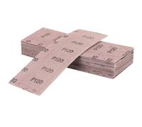 Sruhrak Strisce Abrasive in Rete 80 X 230mm，25 Pezzi Rete Abrasiva Professionale Con Grana P120, Per Levigatura a Mano, Levigatrici Orbitali E Blocco Di Levigatura a Mano