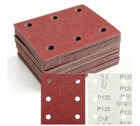 SRunDe 60 Pezzi 115x101mm Cabrasiva per Levigatrice Grana 120