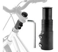 Srup Prolunga Stelo Forcella Bici Regolabile, Estensione Manubrio Riser per Bici, Prolunga Stelo Forcella Adattatore, per Attacco Manubrio per 1-1/8" 28,6 mm MTB Nero