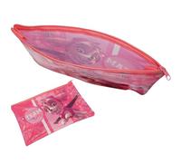 SRV Hub Astuccio con cerniera, custodia sottile in rete con cerniera, custodia classica con cerniera, astuccio per matite trasparente, astuccio per studenti, Astuccio Paw Patrol Skye