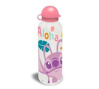 SRV Hub - Borraccia Disney Stitch per bambini - Leggera da 500 ml, in alluminio senza BPA, con cannuccia ribaltabile | Borraccia riutilizzabile a prova di perdite per la scuola e l'uso all'aperto