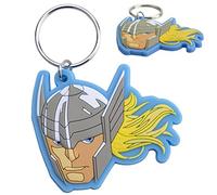 SRV Hub - Portachiavi in gomma 2D con personaggi Marvel Avengers per bambini e ragazzi, Thor, Taglia unica