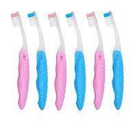 SRV Hub® - Spazzolini da denti pieghevoli portatili, con setole morbide, senza BPA, design compatto, mini spazzola portatile per campeggio, escursioni e vacanze all'aperto