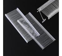 Srvauyea 5000 Pezzi Fili Sparafili Bianchi Fili a Paletta, 50mm Fili di Cucitrice Standard per Pistola Etichettatrice, Tagger Tag Gun Barbs Abbigliamento Barbs per Etichette Targhette e Cartellini