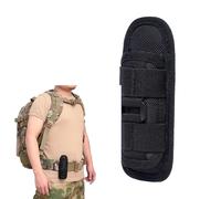 Srvauyea Custodia per Torcia Tattica, Supporto per Torcia Tascabile, Custodia Girevole per Torcia Fondina Torcia LED Nylon 360° Ruotabile Fodero Torce da Cintura per Campeggio Escursionismo All'Aperto