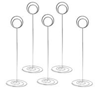 Srvnpioy 12Pezzi Segnaposto Numeri da Tavolo per Matrimoni, 22cm Supporto Numero Portafoto, Supporti Numeri Posto Foto da Tavolo, Porta Numeri Cartelli per Menu Posto Titolare, Titolari Carta Numero