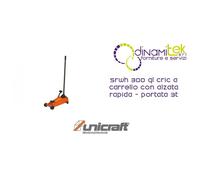 SRWH 300 QL CRIC A CARRELLO CON ALZATA RAPIDA UNICRAFT PORTATA 3T