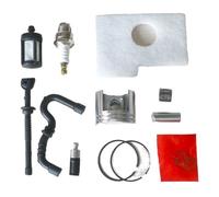 SRxBKC Parti di Ricambio compatibili per Motosega 018 MS180 MS 180 Include Perno Anello pistone da 38 mm Linee Olio combustibile Aria Filtro Spugna Candela