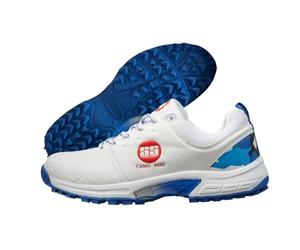 SS Camo 9000, Scarpe da Cricket Uomo, Bianco Blu, 43 EU