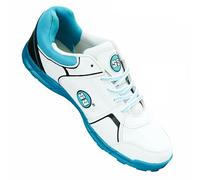 SS Josh Cricket Shoes | Color: White-Sea Green | Size: UK5/ US6/ EU39 | Material: PU & Mesh | for Mens & Boys | Lightweight | Durable And Long Lasting Performance
