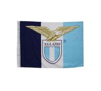 SS Lazio Bandiera cm 100x70 Articolo Ufficiale Logo Centrale e Asola Porta Asta