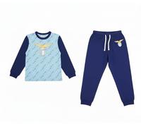SS Lazio Pigiama Manica Lunga Kid Prodotto Ufficiale, 9-10 Anni