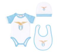 SS Lazio Set completo neonato, Prodotto Ufficiale, bianco, 0-3 mesi