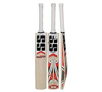 SS MASTER Cricket Bat For Mens and Boys (Beige, Size-5) | Material: Kashmir Willow | Lightweight | Free Cover | Ready to play | For Intermediate Player | Ideal For Leather Ball