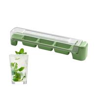 ss Mold Maker, Multi Purpose Ice Mold, Air Tight Cover with Handle, Durable Cube, Space Saving Tray with Transparent Style, Beverage Cooler for Cocktail and Party Coffee and Juice