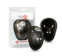 SS Super Poly Plastic Pro - Cuscinetto da cricket per addominali (nero, taglia: uomo), massimo comfort, morbido al tatto, assorbimento degli urti superiore
