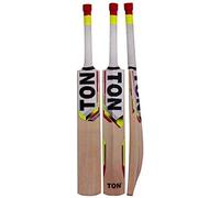 SS TON Maximus Cricket Bat For Mens and Boys (Beige, Size -Short Handle) | Material: Kashmir Willow | Lightweight | Free Cover | Ready to play | For Intermediate Player | Ideal For Leather Ball