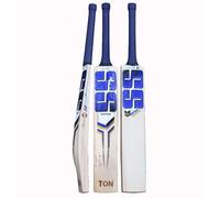 SS TON - Mazza da Cricket in Vimini Inglese (Presa Extra, Copertura Inclusa), da Uomo, Edizione 2019, Crema
