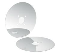SS Wheel Disc Plate Set Mirror Polished per Harley Rear ENFORCER MAGS Tri-Glide