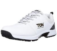 SS White Edition Cricket Shoe (Color: White & Grey, Size: UK10/ US11/ EU44) | for Mens & Boys | Material: Polyurethane (PU) | Lightweight And Durable Long Lasting Performance