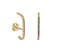 SS1 2 pezzi Orecchini per botola della catena di serpenti di lusso per donne genuine 925 Oreri d'orecchi in argento Sterling Pendientes Fashion Gioielli TL0419