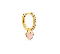 SS1 2pcs 925 Orecchino d'argento Sterling Carino Candy Colore coreano Ins Amore Orecchini a cerchio per l'anniversario Equipaggiamento Pendientes TL0419